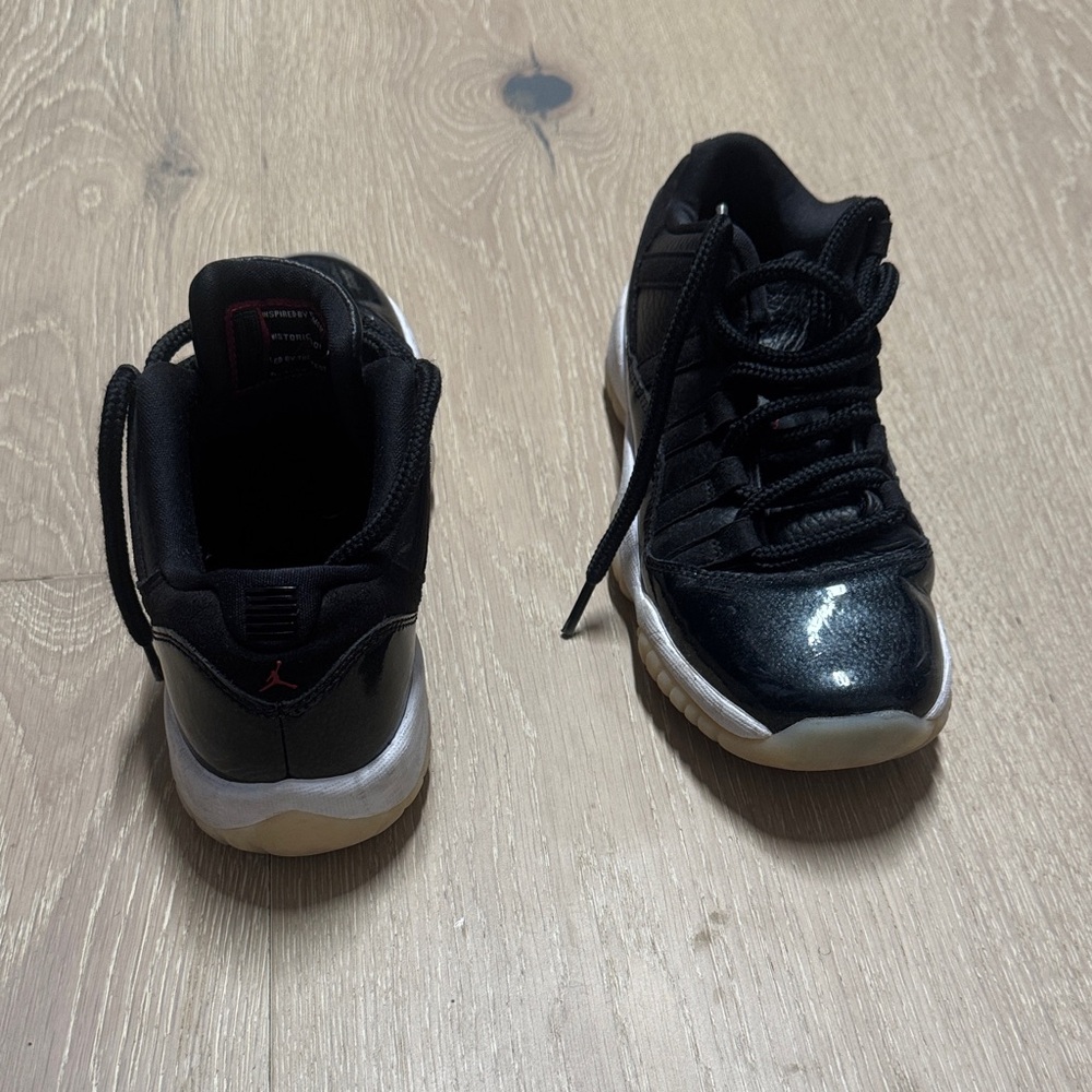 Nike Air Jordan Kids Black and White Sneakers